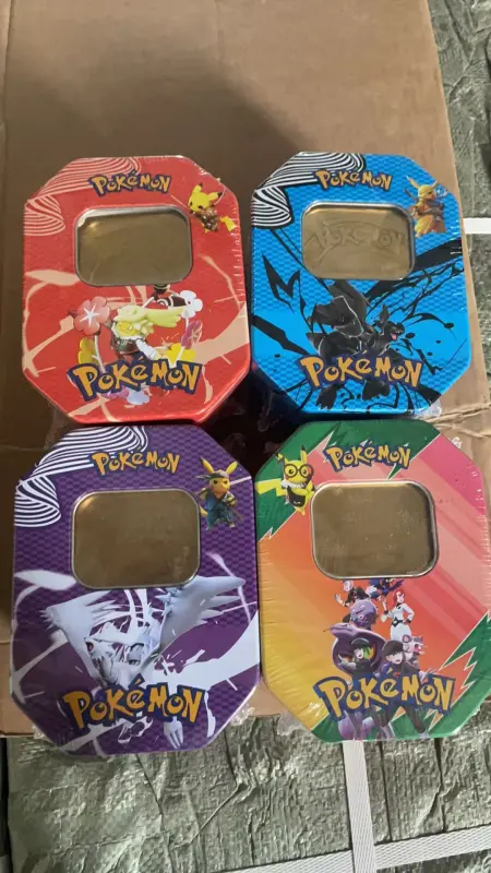 Pokemon PK Tin box cards Pokemon PK Tin box cards